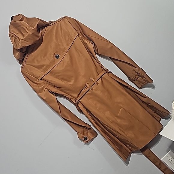 Cole Haan Belted Hooded in Terracota Small New - Picture 3 of 10